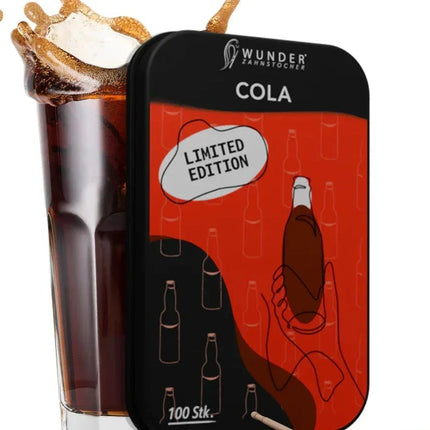 Wunderzahnstocher – 100 Aromatisierte Zahnstocher - Cola Limited Edition Linkreich