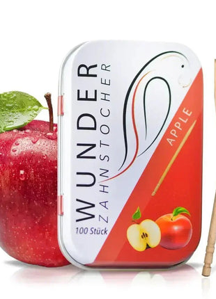 Wunderzahnstocher – 100 Aromatisierte Zahnstocher - Apple-Ice Linkreich