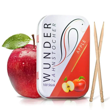 Wunderzahnstocher – 100 Aromatisierte Zahnstocher - Apple-Ice Linkreich