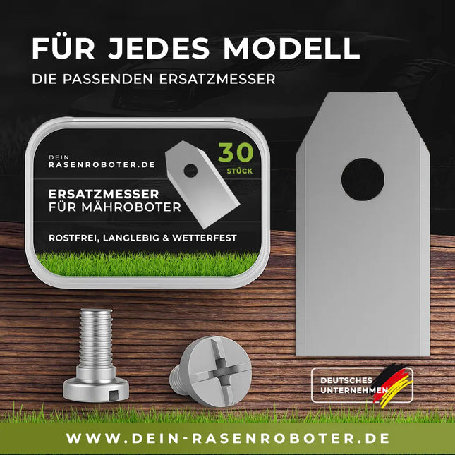 Ersatzmesser für Yardforce (Universal) | X60i, Amiro, SA, LUV | Edelstahl