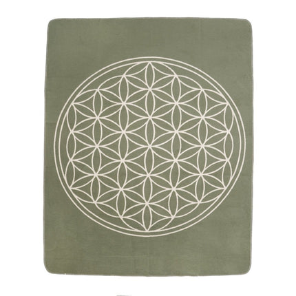 Yogadecke Blume des Lebens - regional hergestellt