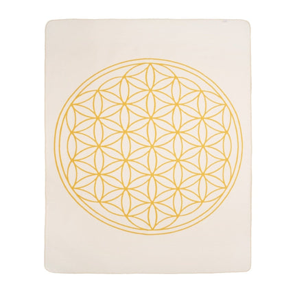Yogadecke Blume des Lebens - regional hergestellt