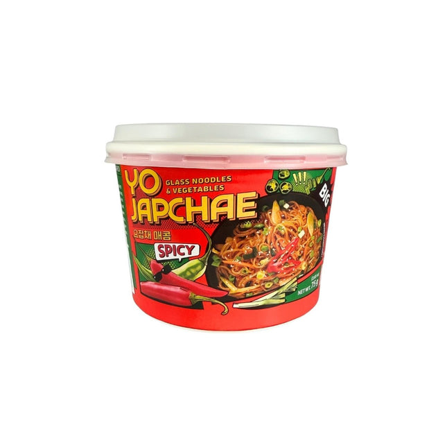 SEO. Yojapchae Glasnudeln mit scharfer Sauce Big Cup 75g - Linkreich