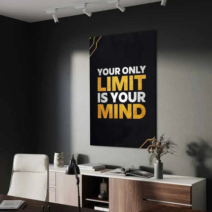 Your only limit is your mind - Leinwandbild Motivation (Canvas) kaufen bei Linkreich – Jetzt entdecken!