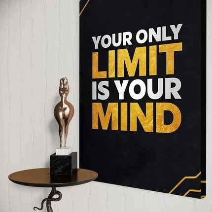 Your only limit is your mind - Leinwandbild Motivation (Canvas) kaufen bei Linkreich – Jetzt entdecken!