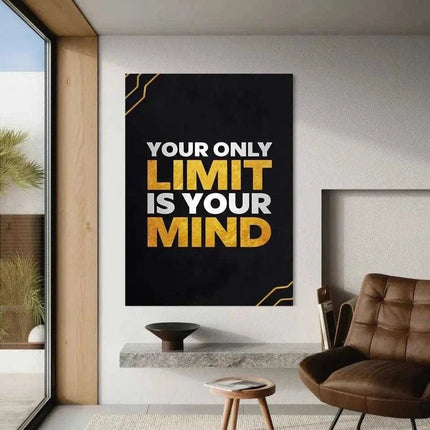Your only limit is your mind - Leinwandbild Motivation (Canvas) kaufen bei Linkreich – Jetzt entdecken!