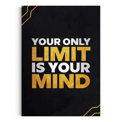 Your only limit is your mind - Leinwandbild Motivation (Canvas) kaufen bei Linkreich – Jetzt entdecken!