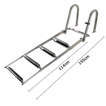 Badeleiter aus Edelstahl, passend zum yourFLOAT