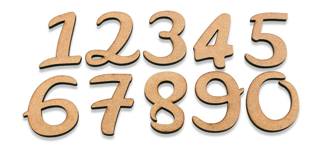 SEO. Zahlen aus Holz "Zahlen - Set" - Linkreich
