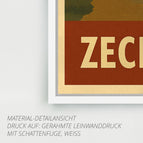 Gerahmte Leinwand mit Schattenfuge (3 cm) / 20 x 20 cm / ohne Aufhängeset - Weißer Schweberahmen
