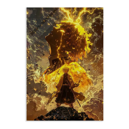 Zenitsu Rage - Demon Slayer - Anime Leinwandbild (Canvas) kaufen bei Linkreich – Jetzt entdecken!