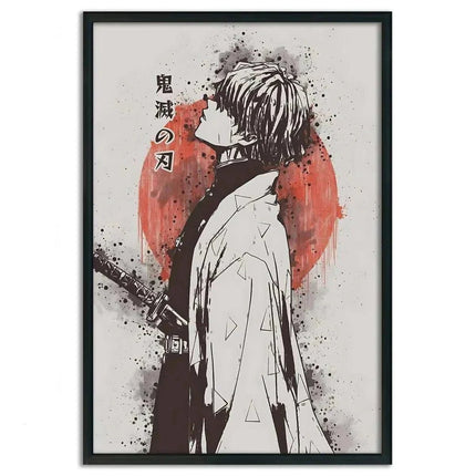 Zenitsu Vintage - Demon Slayer - Anime Leinwandbild (Canvas) kaufen bei Linkreich – Jetzt entdecken!