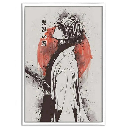 Zenitsu Vintage - Demon Slayer - Anime Leinwandbild (Canvas) kaufen bei Linkreich – Jetzt entdecken!