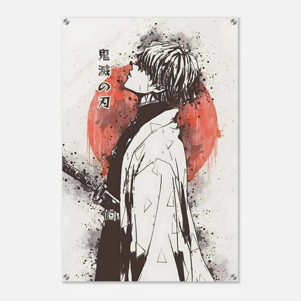 Zenitsu Vintage - Demon Slayer - Anime Leinwandbild (Canvas) kaufen bei Linkreich – Jetzt entdecken!