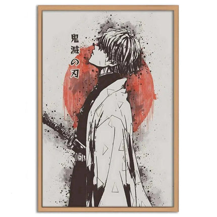 Zenitsu Vintage - Demon Slayer - Anime Leinwandbild (Canvas) kaufen bei Linkreich – Jetzt entdecken!