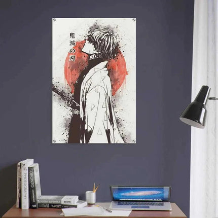 Zenitsu Vintage - Demon Slayer - Anime Leinwandbild (Canvas) kaufen bei Linkreich – Jetzt entdecken!