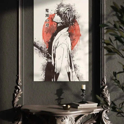 Zenitsu Vintage - Demon Slayer - Anime Leinwandbild (Canvas) kaufen bei Linkreich – Jetzt entdecken!
