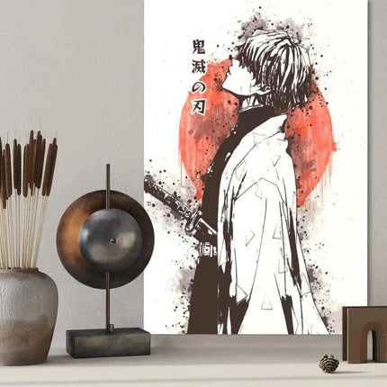 Zenitsu Vintage - Demon Slayer - Anime Leinwandbild (Canvas) kaufen bei Linkreich – Jetzt entdecken!