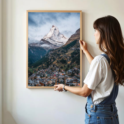 Matterhorn Zermatt Print – Swiss Alps Wall Art Photography