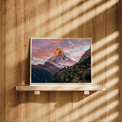 Matterhorn at Sunrise – Swiss Alps Wall Art