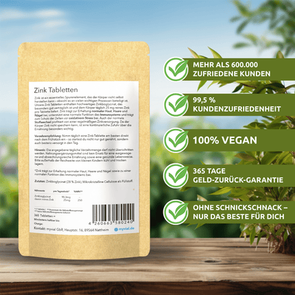 SEO. Zink Tabletten - Einzeln Linkreich