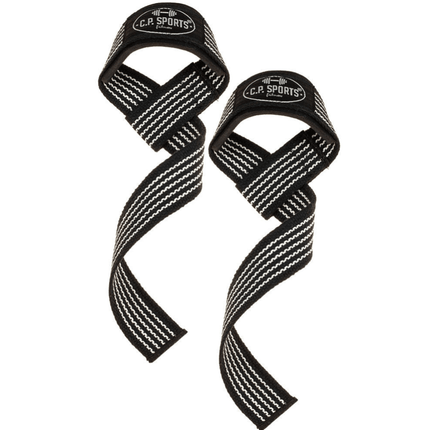 SEO. Zughilfen - Die genialen Straps - C.P. Sports - T11 - Schwarz mit Streifen Linkreich