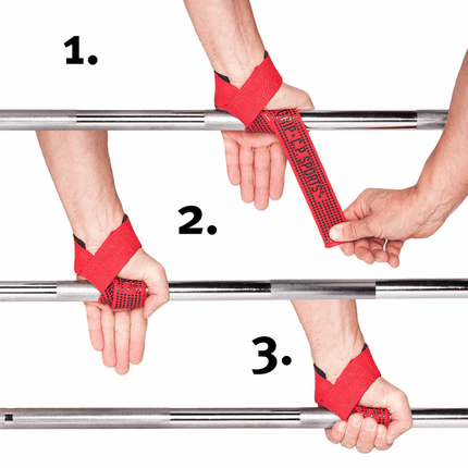SEO. Zughilfen "Profi - Grip" Schwarz oder Rot - C.P.Sports - T12 - 0 - Rot Linkreich
