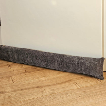 Zugluftstopper Türdichtung Türwindstopper Türen und Fenster Stoff grau creme beige 90 cm (Zugluftstopper) kaufen bei Linkreich – Jetzt entdecken!
