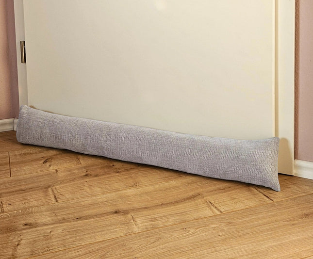 Zugluftstopper Türdichtung Türwindstopper Türen und Fenster Stoff grau creme beige 90 cm (Zugluftstopper) kaufen bei Linkreich – Jetzt entdecken!