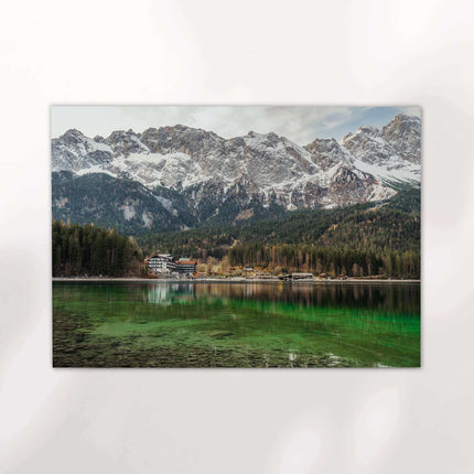 Eibsee Wall Art Print – Bavarian Mountain Print