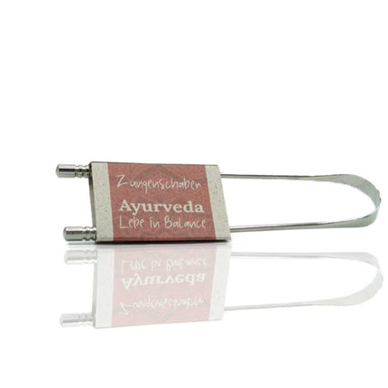 Ayurveda Zungenschaber aus Edelstahl